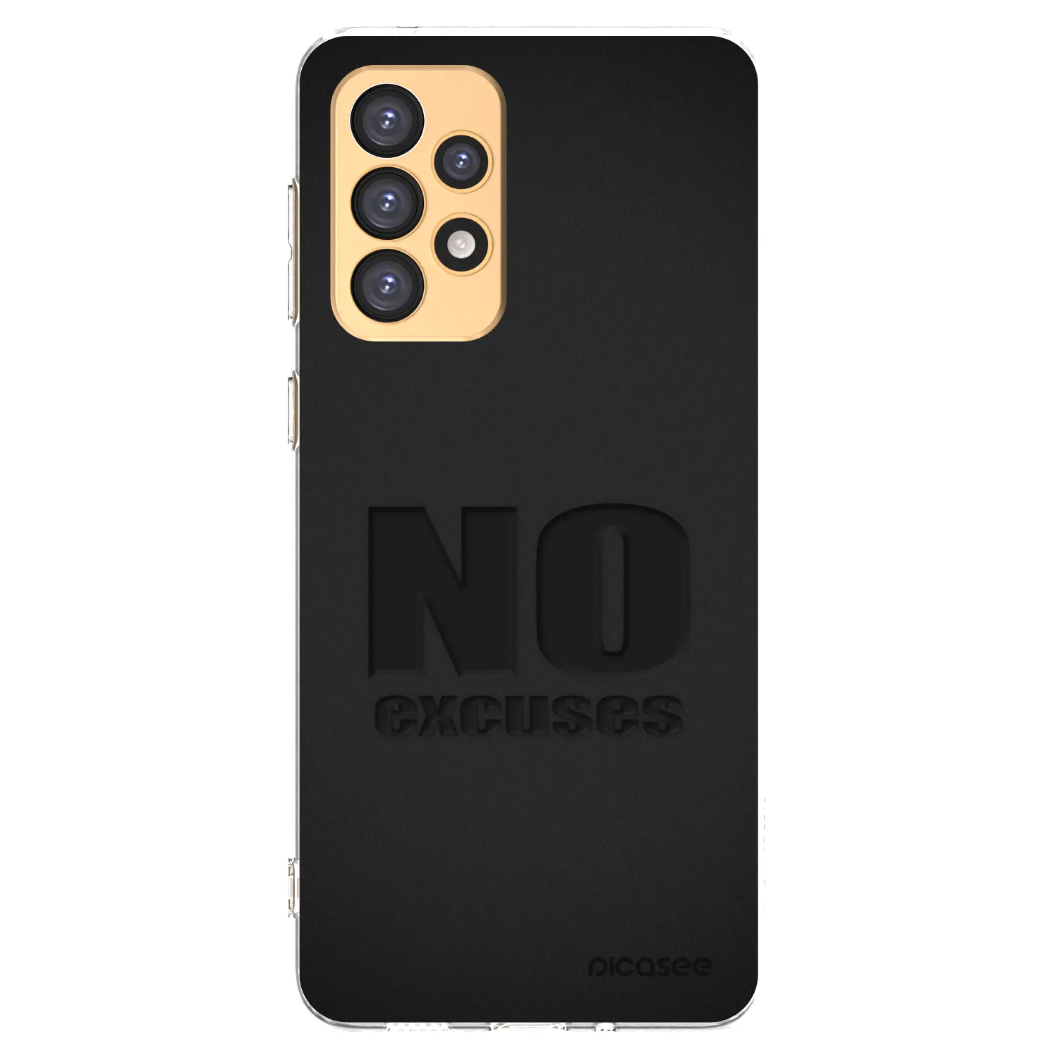 Picasee silikonowe przeźroczyste etui na Samsung Galaxy A33 5G A336 - No Excuses