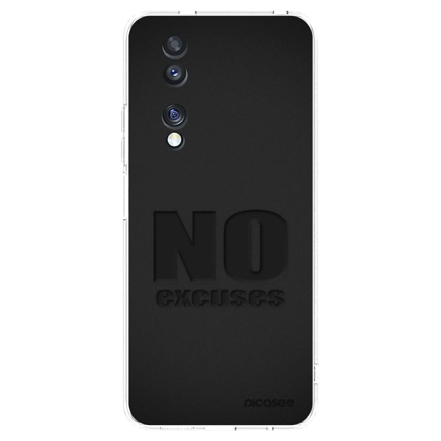 Picasee silikonowe przeźroczyste etui na Honor 70 - No Excuses