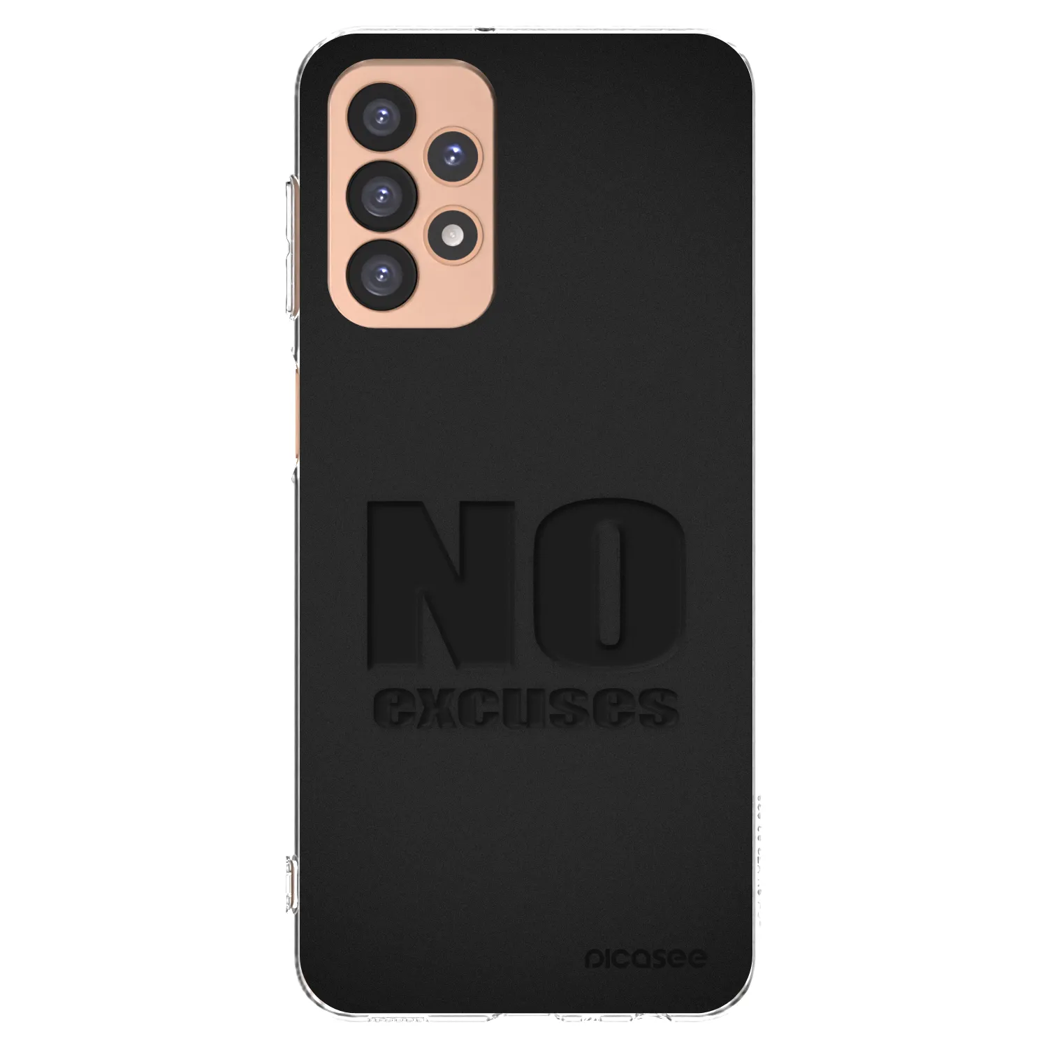 Picasee silikonowe przeźroczyste etui na Samsung Galaxy A23 A236B 5G - No Excuses