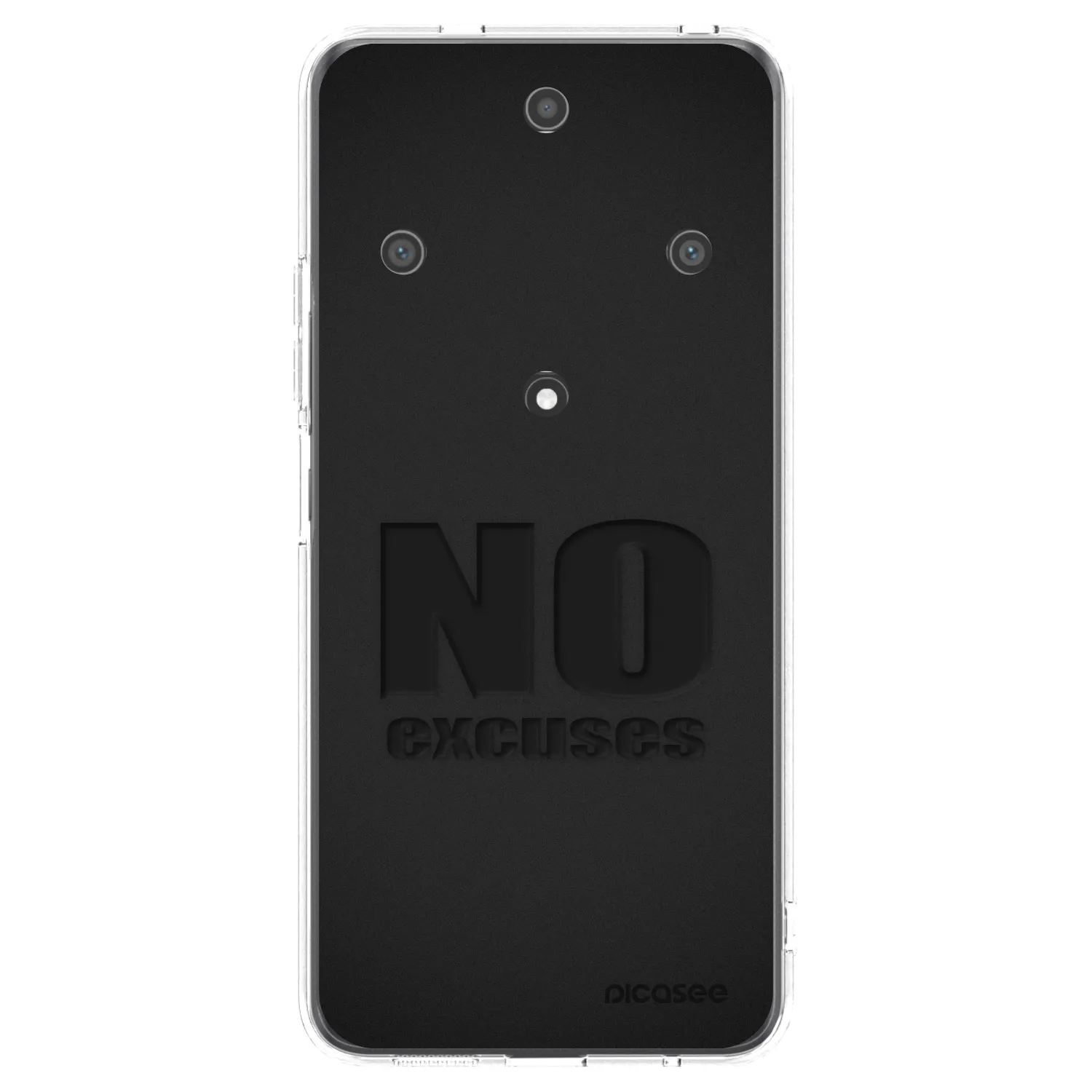 Picasee silikonowe przeźroczyste etui na Honor Magic5 Lite 5G - No Excuses