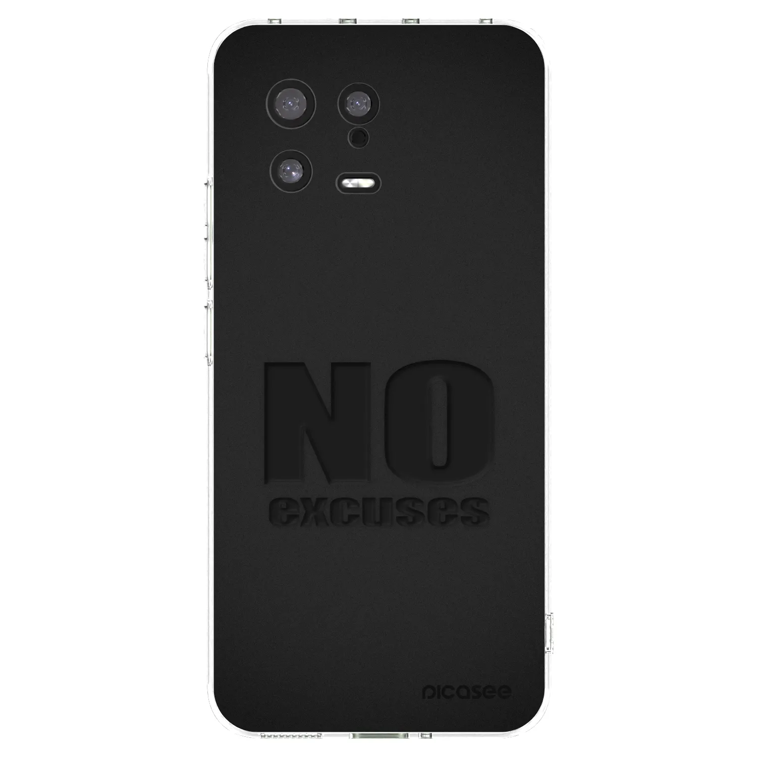 Picasee silikonowe przeźroczyste etui na Xiaomi 13 - No Excuses