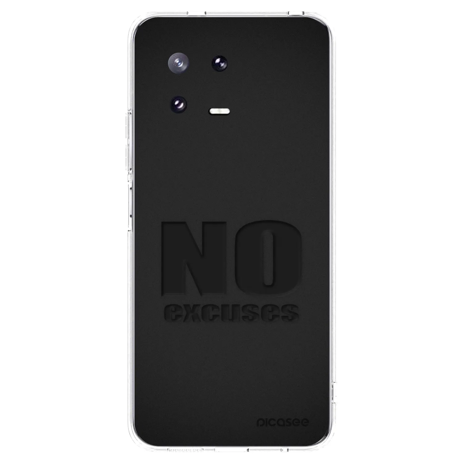 Picasee silikonowe przeźroczyste etui na Xiaomi 13 Pro - No Excuses