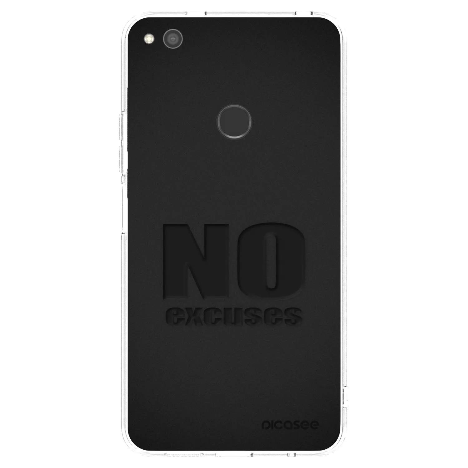 Picasee silikonowe przeźroczyste etui na Huawei Mate 40 Pro - No Excuses