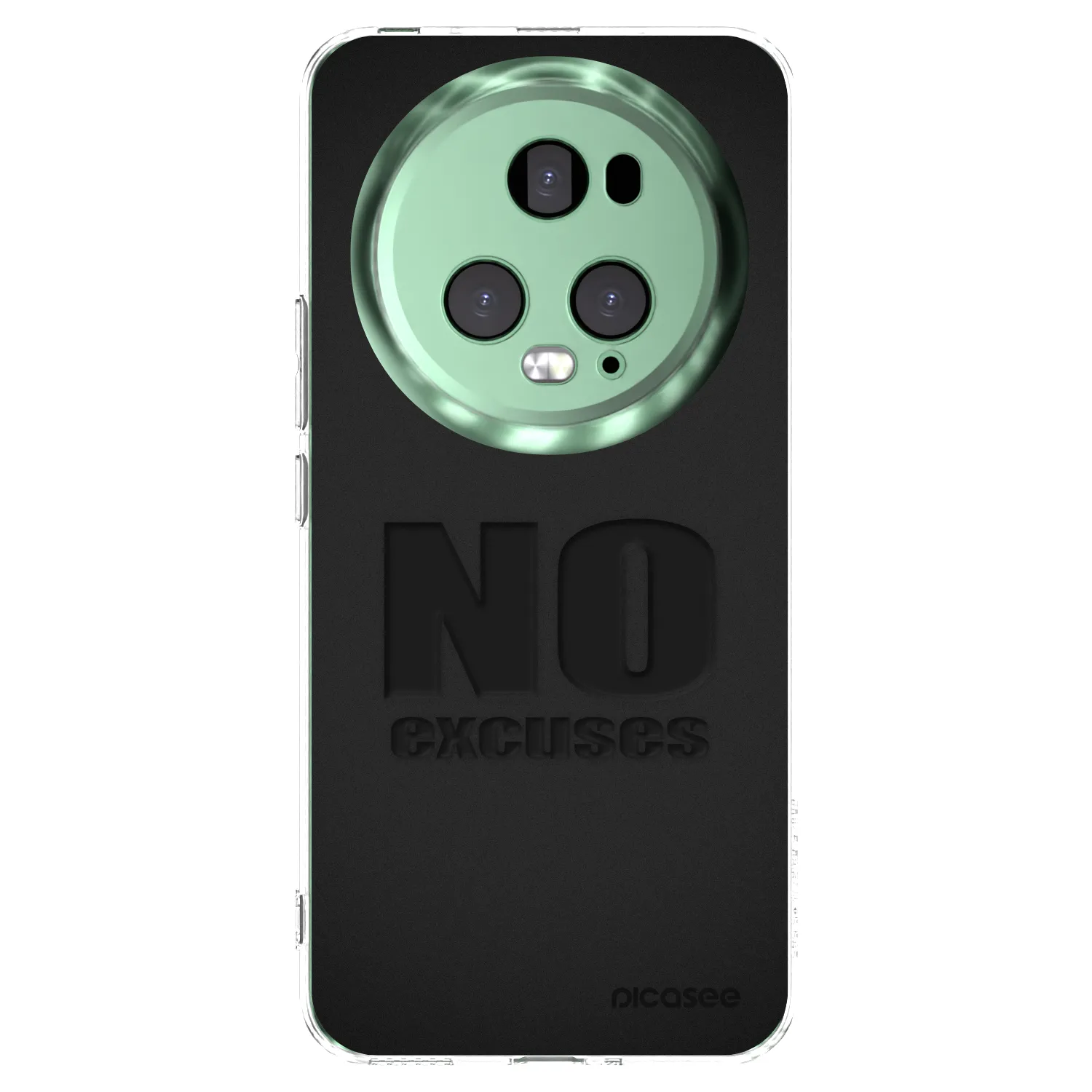 Picasee silikonowe przeźroczyste etui na Honor Magic5 Pro - No Excuses