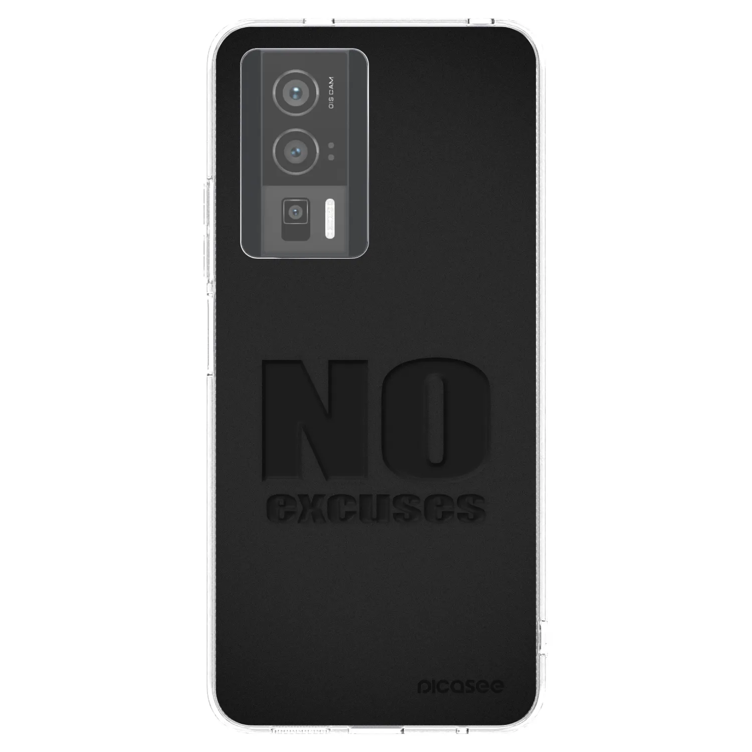 Picasee silikonowe przeźroczyste etui na Xiaomi Poco F5 Pro 5G - No Excuses