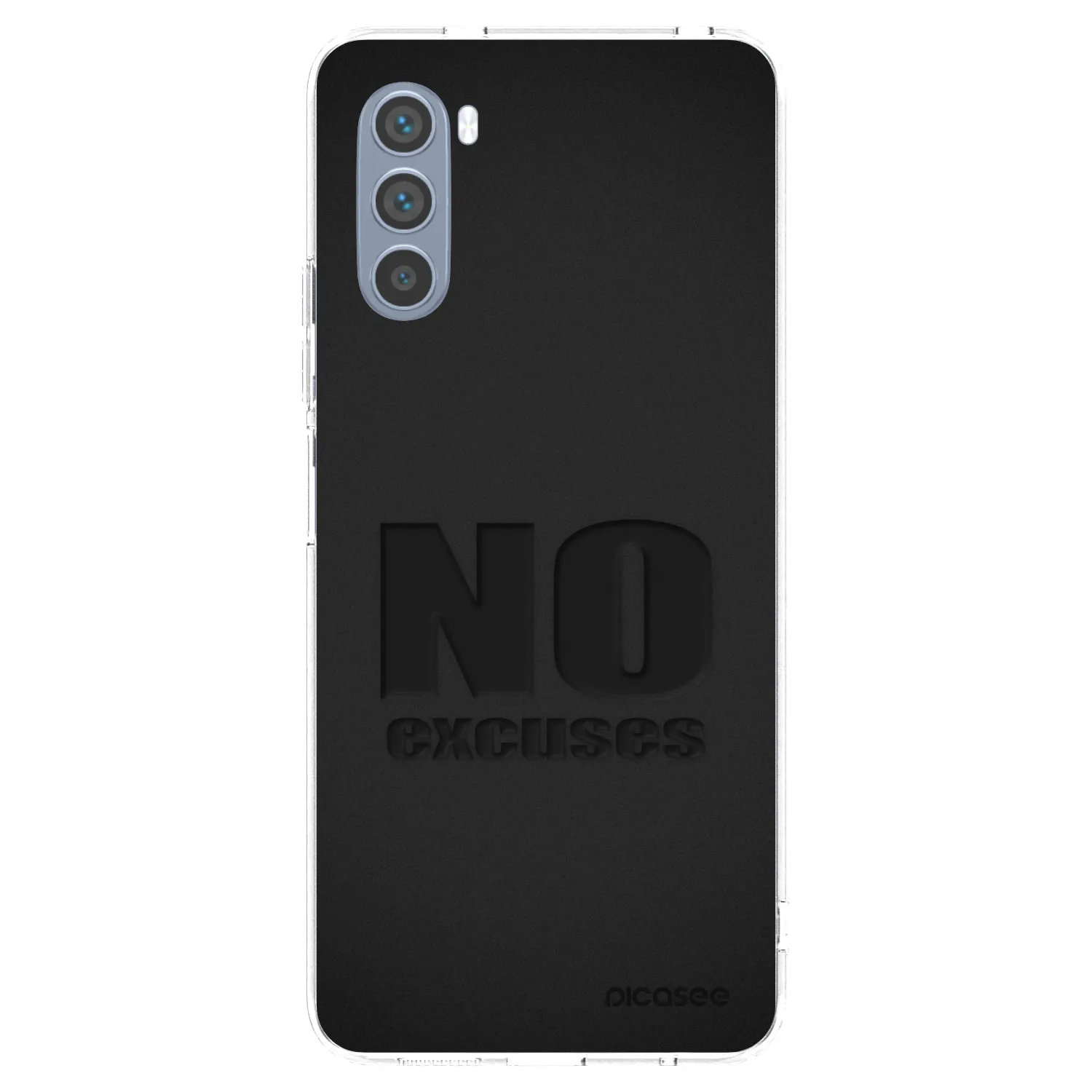 Picasee silikonowe przeźroczyste etui na Motorola Moto G62 - No Excuses