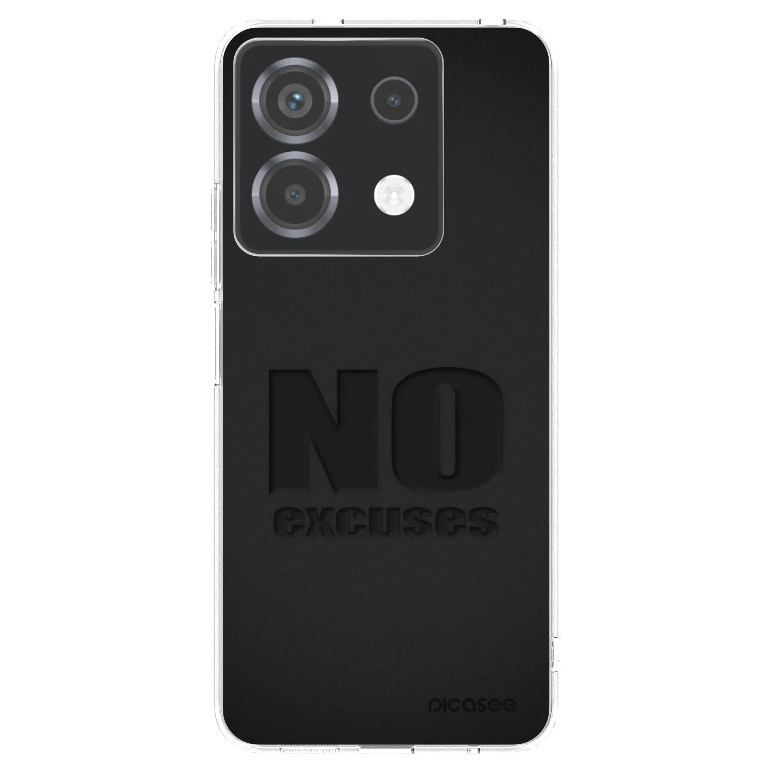 Picasee silikonowe przeźroczyste etui na Xiaomi Poco X6 - No Excuses