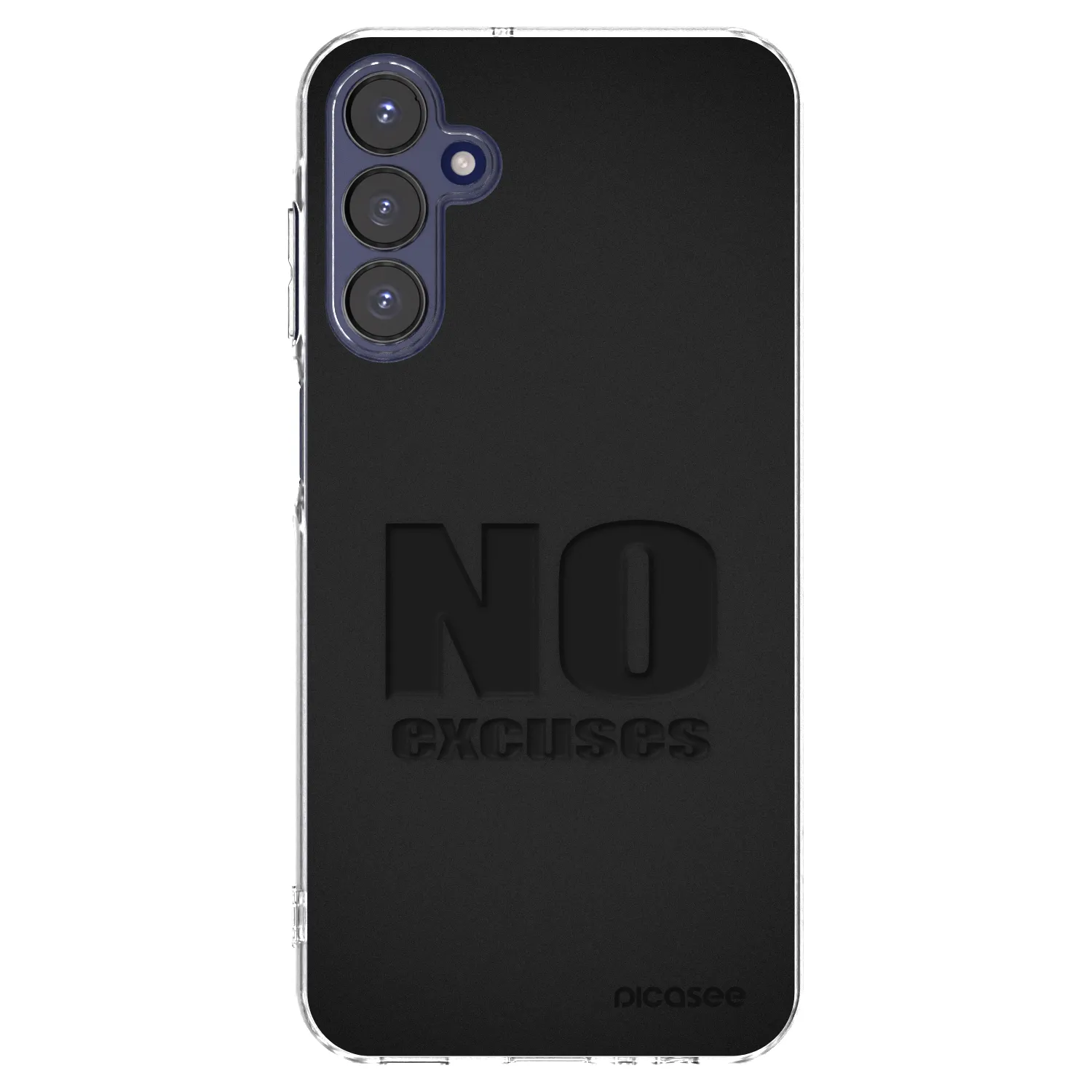 Picasee silikonowe przeźroczyste etui na Samsung Galaxy A15 A155F 4G - No Excuses