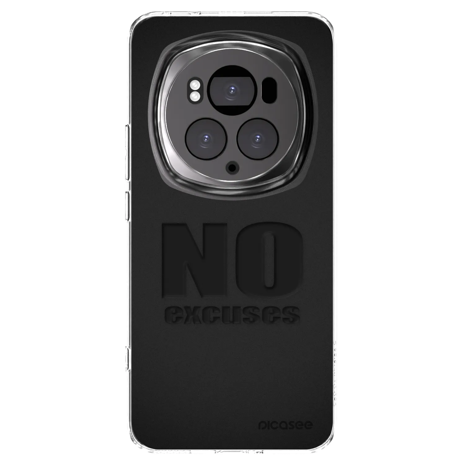 Picasee silikonowe przeźroczyste etui na Honor Magic6 Pro - No Excuses