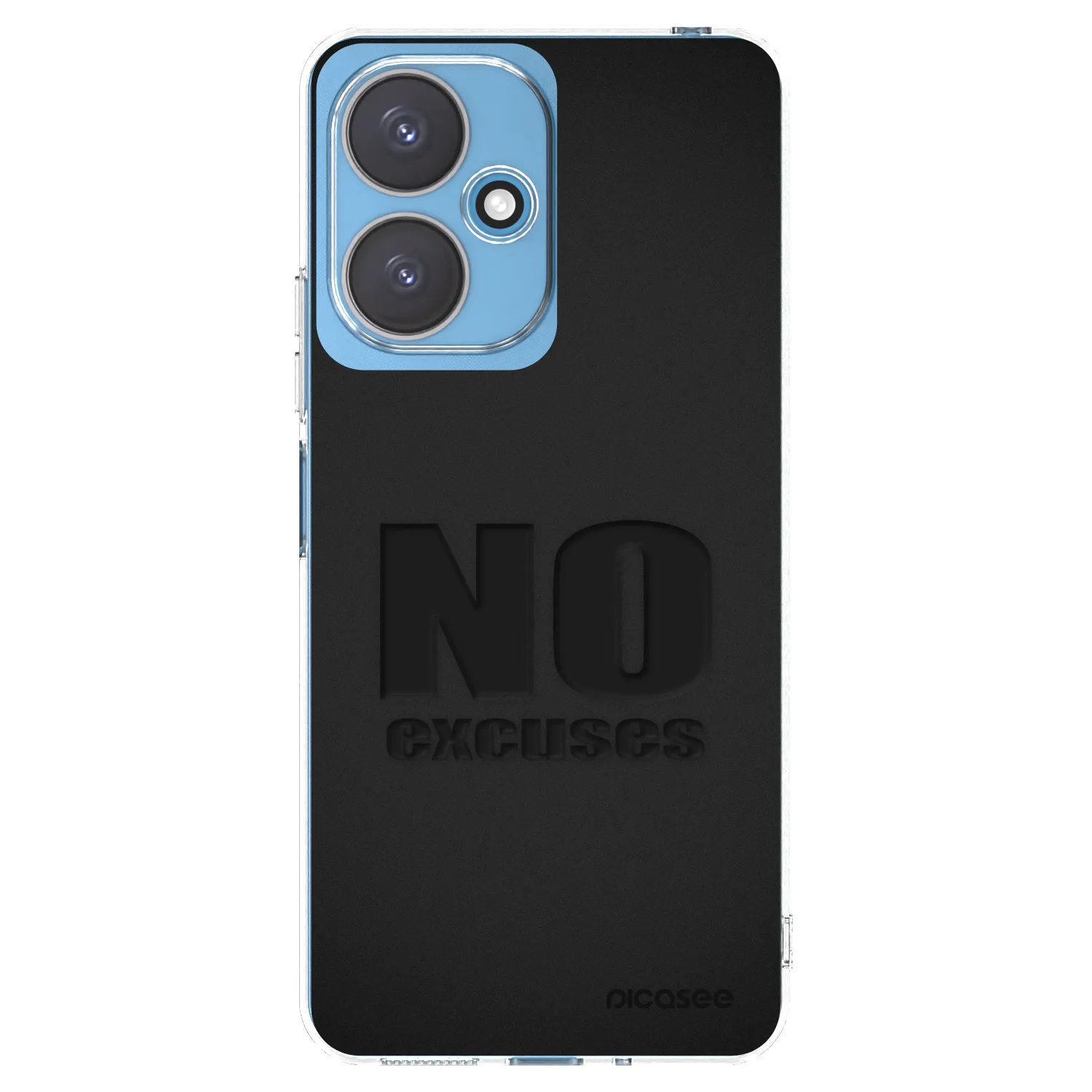 Picasee silikonowe przeźroczyste etui na Xiaomi Redmi 13C 5G - No Excuses