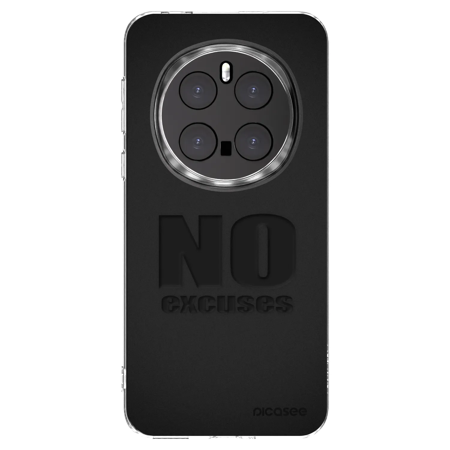 Picasee silikonowe przeźroczyste etui na Honor Magic7 Pro 5G - No Excuses