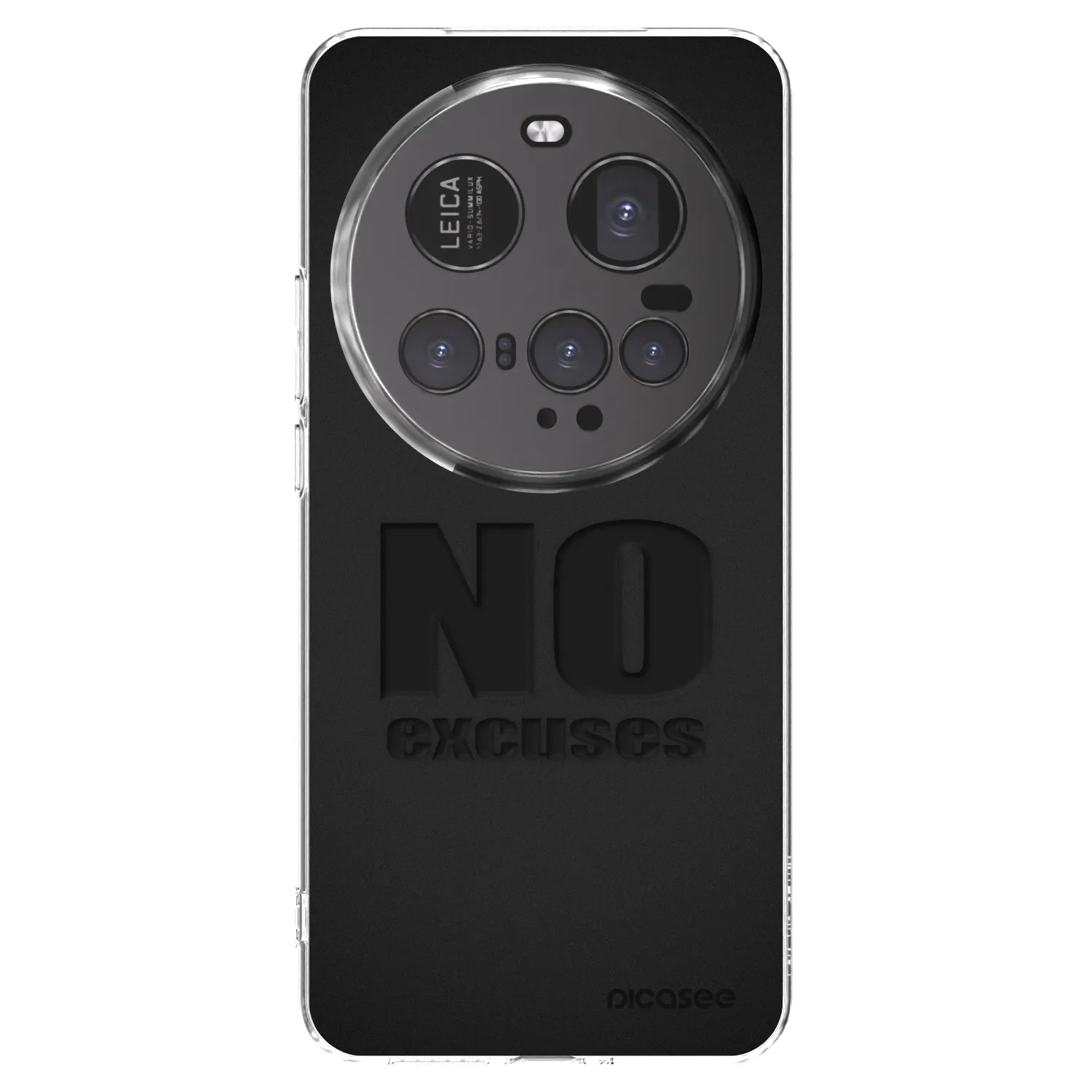 Picasee silikonowe przeźroczyste etui na Xiaomi 15 Ultra - No Excuses