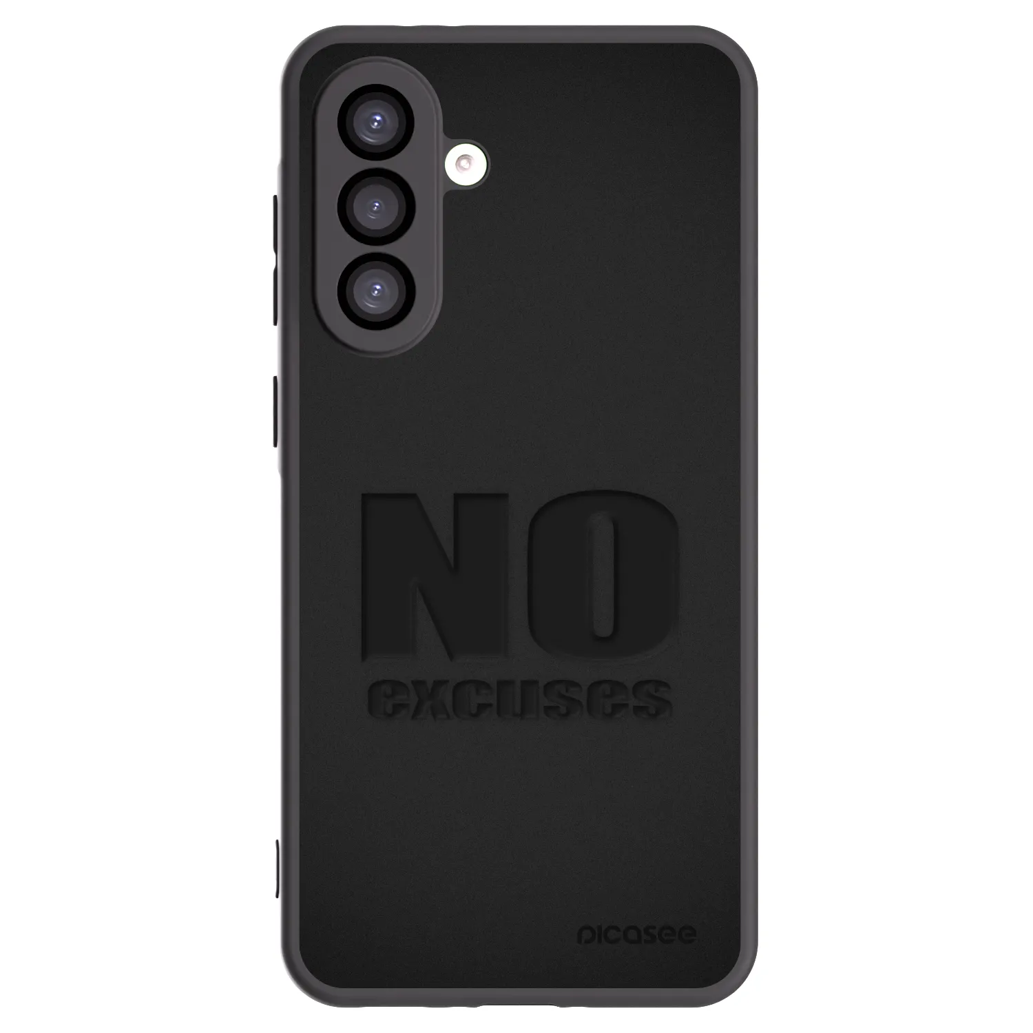 Picasee silikonowe czarne etui na Samsung Galaxy A26 5G A266B - No Excuses
