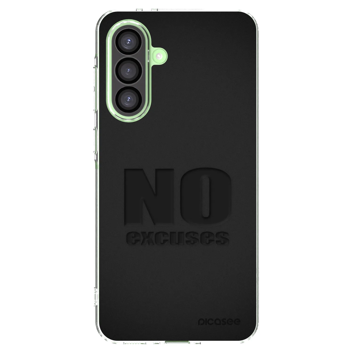 Picasee silikonowe przeźroczyste etui na Samsung Galaxy A26 5G A266B - No Excuses