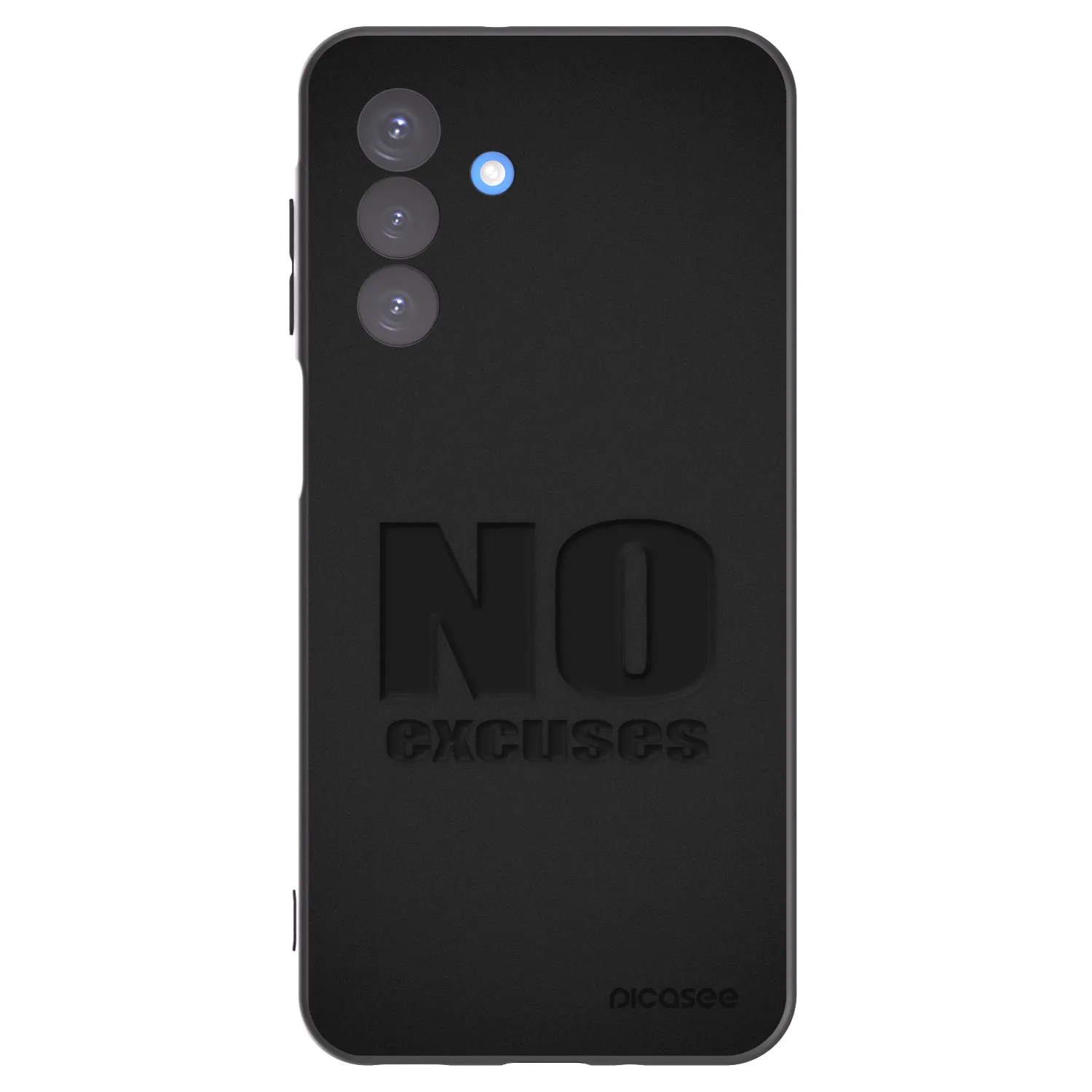 Picasee silikonowe czarne etui na Samsung Galaxy A17 5G - No Excuses