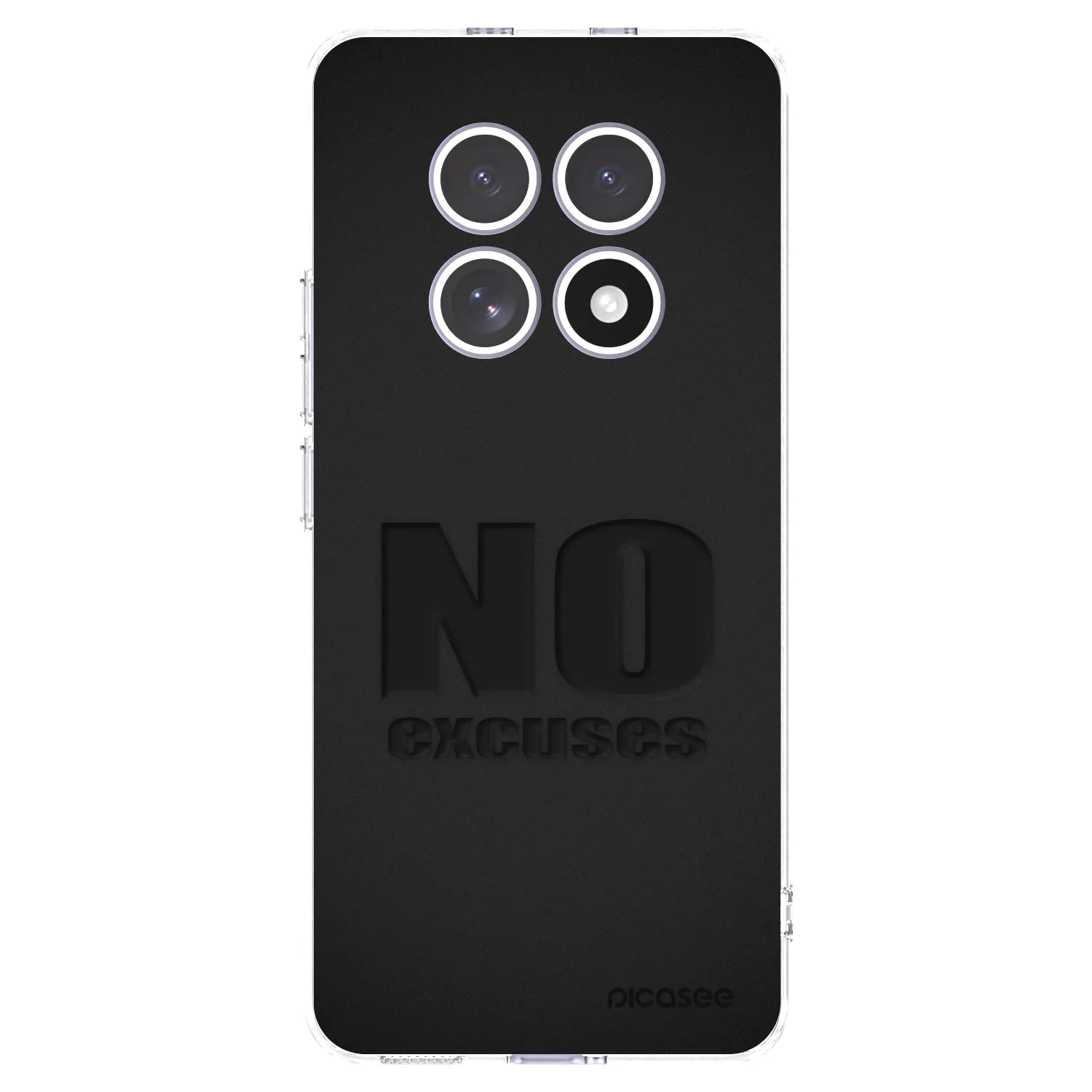 Picasee silikonowe przeźroczyste etui na Xiaomi Redmi Note 15 4G - No Excuses