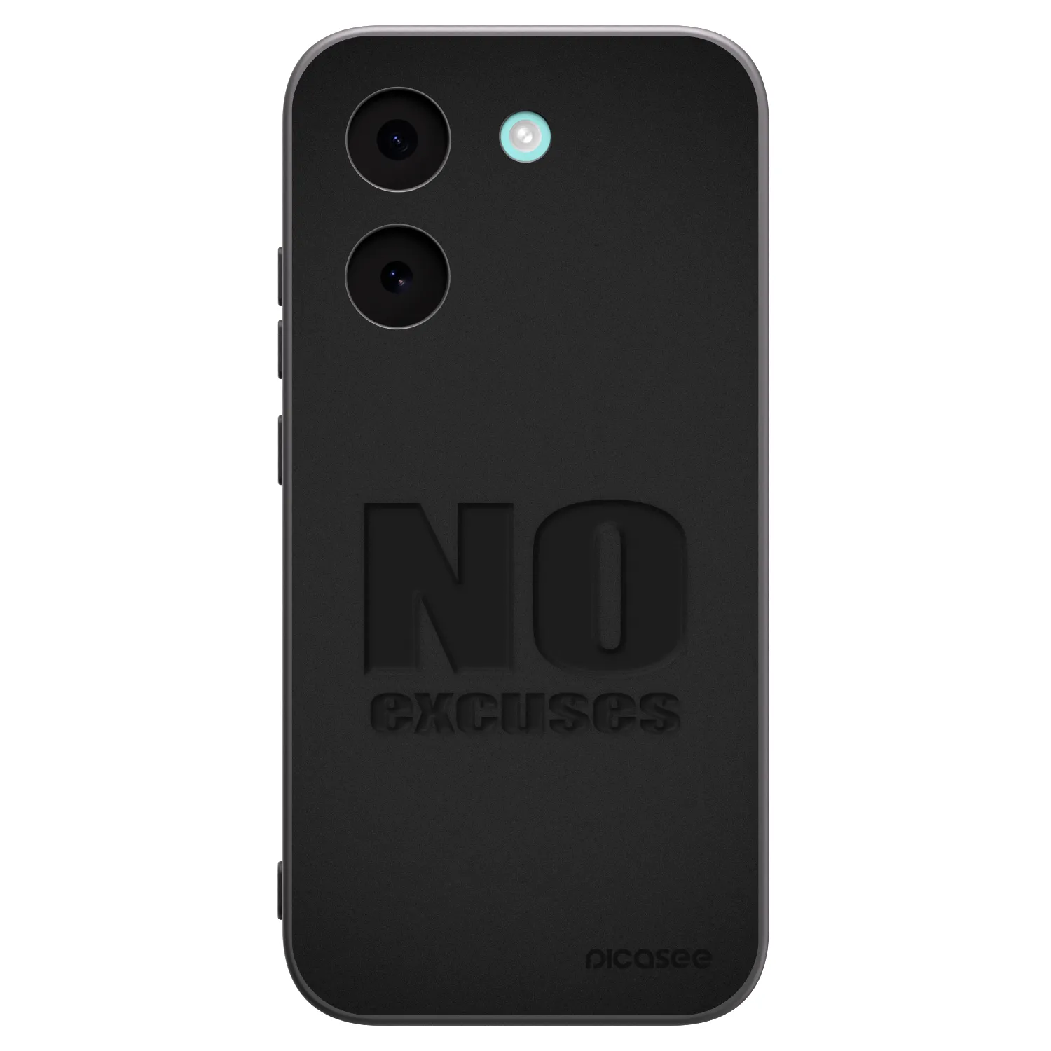 Picasee silikonowe czarne etui na Xiaomi Poco X8 Pro - No Excuses