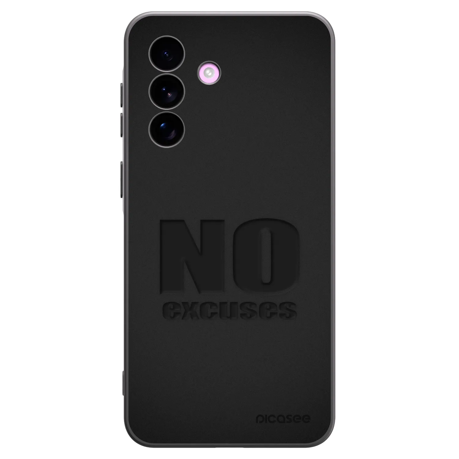 Picasee silikonowe czarne etui na Samsung Galaxy A57 5G - No Excuses