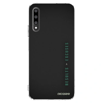 Picasee silikonowe przeźroczyste etui na Honor 9X Pro - Results x Excuses