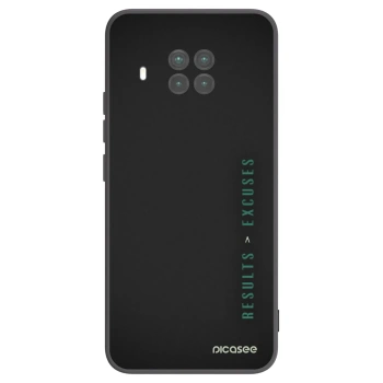 Picasee silikonowe czarne etui na Xiaomi Mi 10T Lite - Results x Excuses