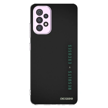Picasee silikonowe przeźroczyste etui na Samsung Galaxy A32 5G A326B - Results x Excuses