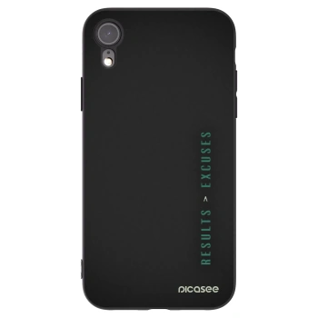 Picasee silikonowe czarne etui na Apple iPhone 6 Plus/6S Plus - Results x Excuses