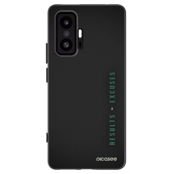 Picasee silikonowe czarne etui na Xiaomi 11T Pro - Results x Excuses