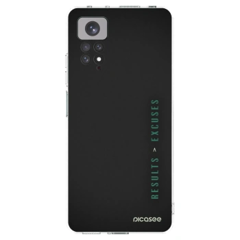 Picasee silikonowe przeźroczyste etui na Xiaomi Redmi Note 11S 4G - Results x Excuses