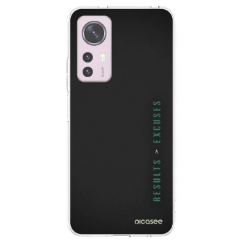 Picasee silikonowe przeźroczyste etui na Xiaomi 12 - Results x Excuses