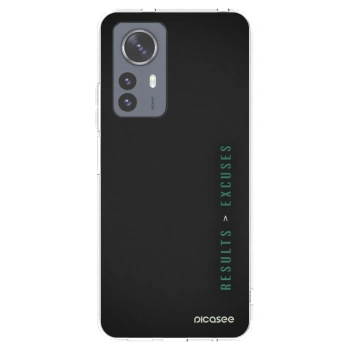 Picasee silikonowe przeźroczyste etui na Xiaomi 12 Pro - Results x Excuses