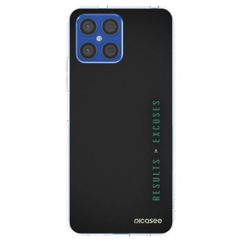 Picasee silikonowe przeźroczyste etui na Honor X8 4G - Results x Excuses