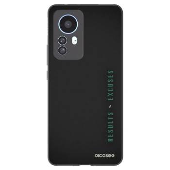 Picasee silikonowe czarne etui na Xiaomi 12T Pro - Results x Excuses