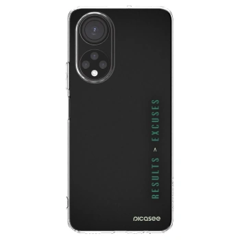 Picasee silikonowe przeźroczyste etui na Honor X7 - Results x Excuses