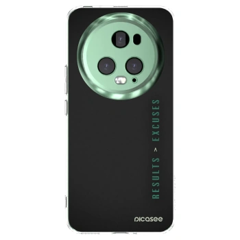 Picasee silikonowe przeźroczyste etui na Honor Magic5 Pro - Results x Excuses