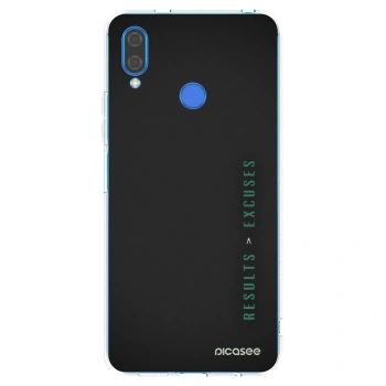 Picasee silikonowe przeźroczyste etui na Huawei Nova 3 - Results x Excuses
