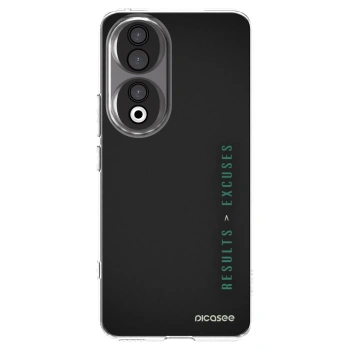 Picasee silikonowe przeźroczyste etui na Honor 90 5G - Results x Excuses