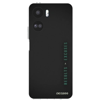 Picasee silikonowe przeźroczyste etui na Honor 90 Lite 5G - Results x Excuses
