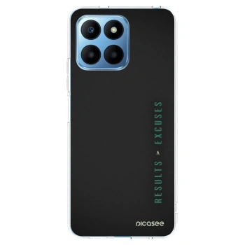 Picasee silikonowe przeźroczyste etui na Honor 70 Lite - Results x Excuses