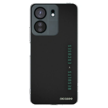 Picasee silikonowe przeźroczyste etui na Xiaomi Redmi 13C 4G - Results x Excuses
