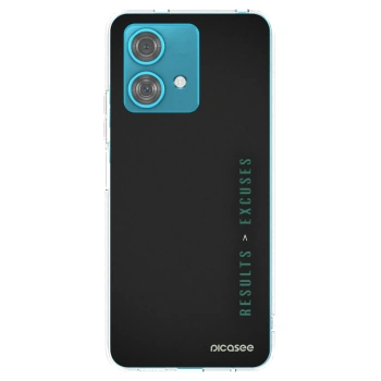 Picasee silikonowe przeźroczyste etui na Motorola Edge 40 Neo - Results x Excuses