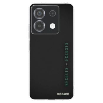 Picasee silikonowe przeźroczyste etui na Xiaomi Poco X6 - Results x Excuses