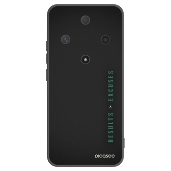 Picasee silikonowe czarne etui na Honor Magic6 Lite 5G - Results x Excuses