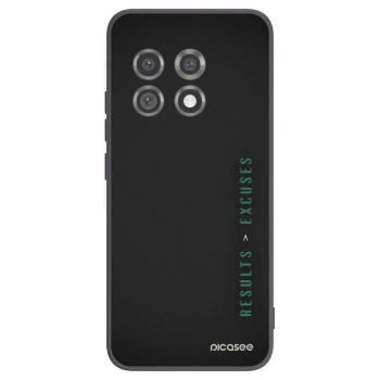 Picasee silikonowe czarne etui na OnePlus 11 5G - Results x Excuses