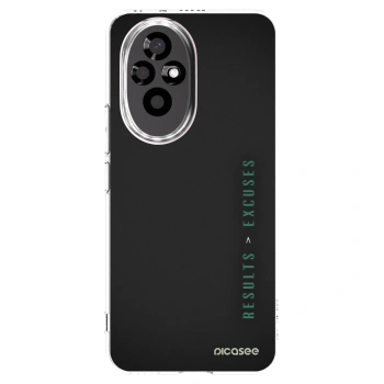 Picasee silikonowe przeźroczyste etui na Honor 200 Pro 5G - Results x Excuses