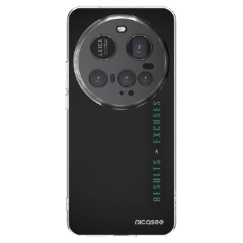 Picasee silikonowe przeźroczyste etui na Xiaomi 15 Ultra - Results x Excuses