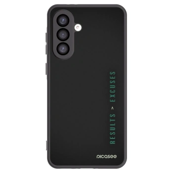 Picasee silikonowe czarne etui na Samsung Galaxy A26 5G A266B - Results x Excuses