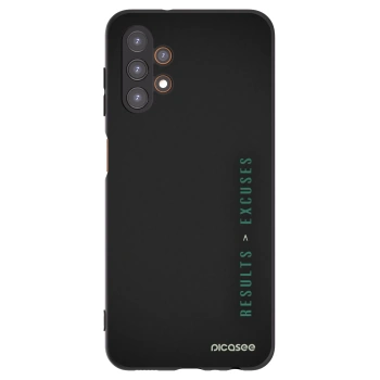 Picasee silikonowe czarne etui na Samsung Galaxy A13 5G - Results x Excuses