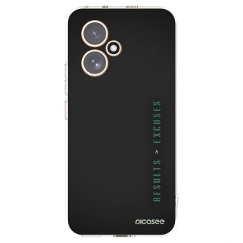 Picasee silikonowe przeźroczyste etui na Honor 400 5G - Results x Excuses