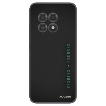 Picasee silikonowe czarne etui na OnePlus 13R 5G - Results x Excuses