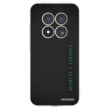 Picasee silikonowe przeźroczyste etui na Xiaomi Redmi Note 15 Pro 4G - Results x Excuses